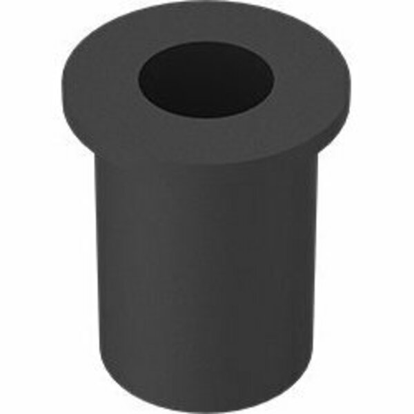 Bsc Preferred Rubber-Coated Brass Insulating Rivet Nut 1/4-20 Thread for .197 to .342 Material Thickness, 10PK 93495A501